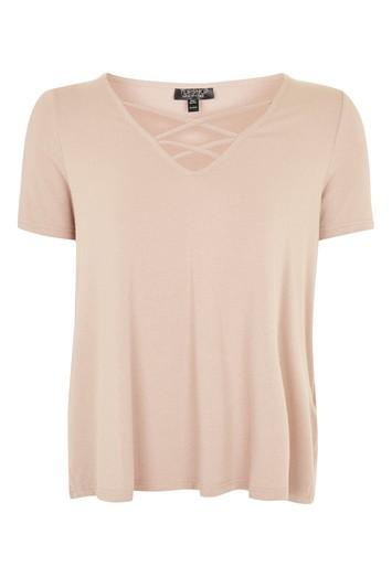 Topshop Cross Front Swing T-shirt