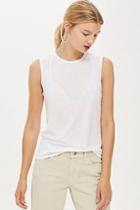 Topshop *raw Seam Easy Tank By Boutique