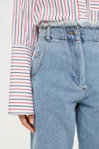 Topshop Twisted Fray Hem Jeans By Boutique