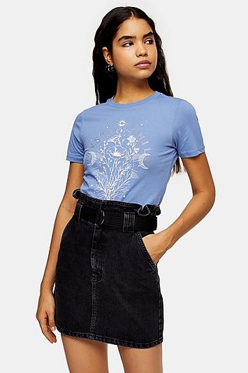 Topshop Blue Mystic Child T-shirt