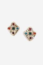 Topshop *gold Multi Stone Earrings
