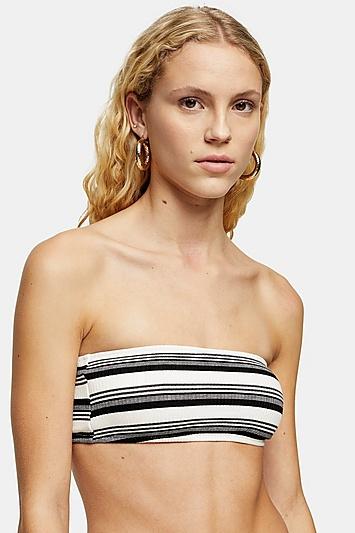 Topshop *multi Bandeau Bikini Top By Twiin