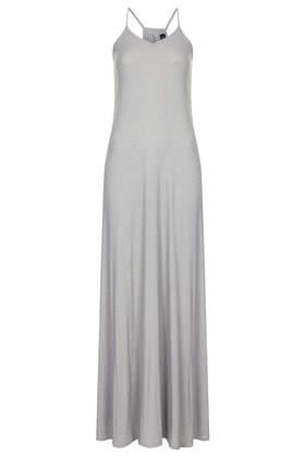 Topshop Strappy Rib Maxi Dress