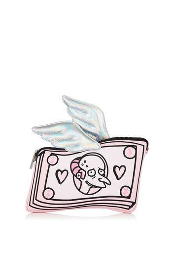 Topshop *my Burns Flying Money Bag By The Simpsons Undressed X Skinnydip
