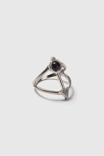 Topshop Mood Stone Arrow Ring
