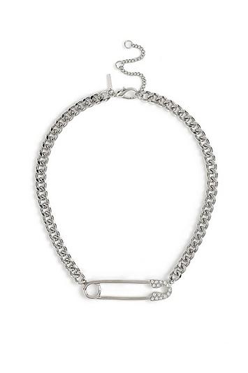 Topshop *safety Pin Pendant