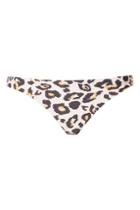 Topshop *leopard Print Bikini Bottoms By Somedays Lovin'