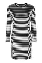 Topshop Tall Stripe Sweatshirt Dress
