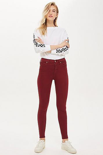 Topshop Plum Jamie Jeans