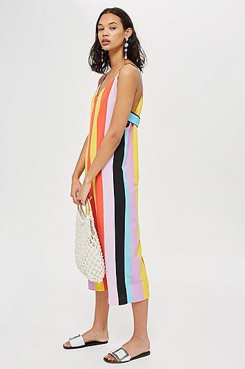Topshop Rainbow Slouch Jumpsuit
