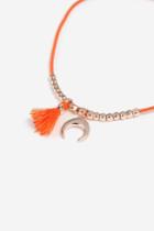 Topshop Horn Charm Bracelet