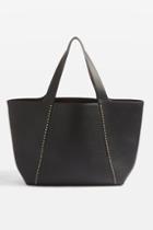 Topshop Simba Studded Tote Bag