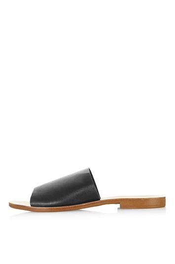 Topshop Hour Leather Mules