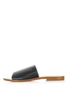 Topshop Hour Leather Mules
