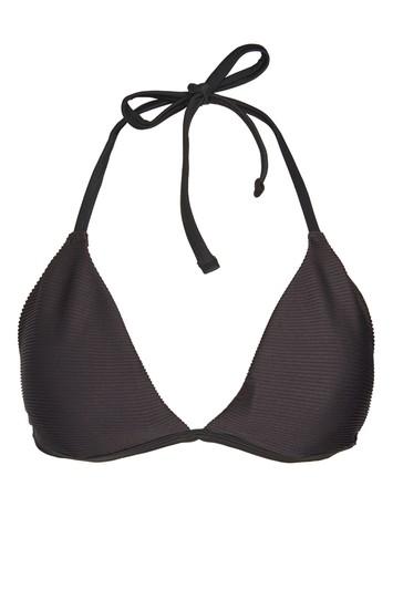 Topshop *fuller Bust Ribbed Triangle Top