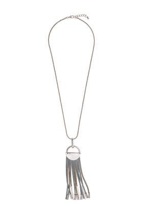 Topshop Grey Tassel Pendant
