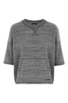 Topshop Split Back Sweatshirt By Ivy Park