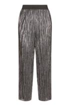 Topshop Petite Stripe Metallic Trousers