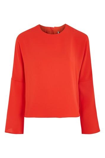 Topshop Split Sleeve Blouse