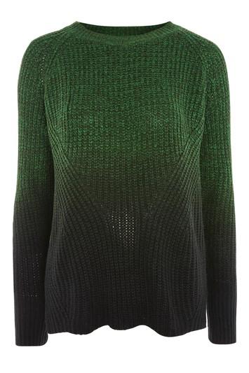 Topshop Twist Dip Dye Jumper
