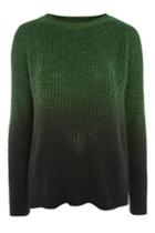 Topshop Twist Dip Dye Jumper