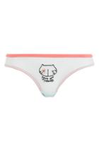 Topshop Paws Off My Draws Mini Knickers