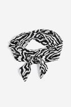 Topshop *zebra Print Head Scarf