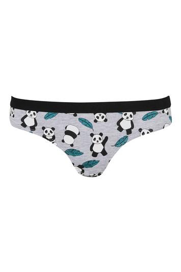 Topshop Panda Print Jersey Mini Knickers