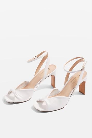 Topshop Raven Knot Skinny Heel Sandals