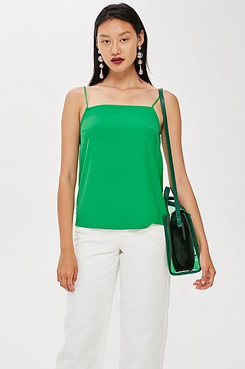 Topshop Tall Square Neck Camisole Top