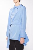 Topshop Asymmetric Godet Shirt By Boutique