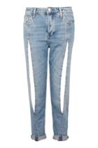 Topshop Moto Bleach Split Front Hayden Boyfriend Jeans