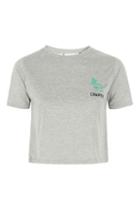 Topshop Embroidered 'dino-mite' Tee By Tee And Cake