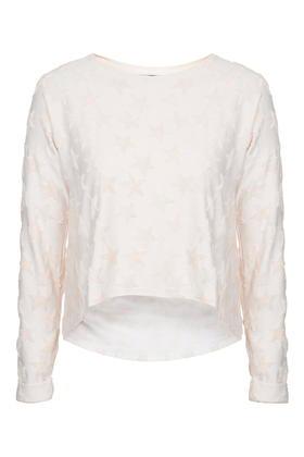 Topshop Star Towelling Sweater