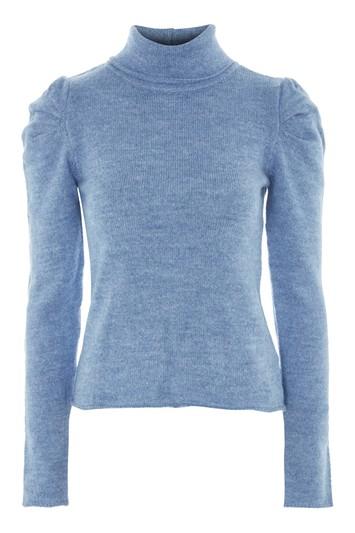 Topshop Bold Sleeve Roll Neck Jumper
