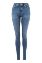 Topshop Tall Mid Stone Sidney Jeans