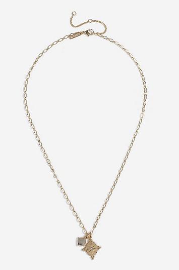 Topshop *cluster Ditsy Necklace