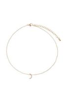 Topshop Gold Plated Moon Ditsy Necklace