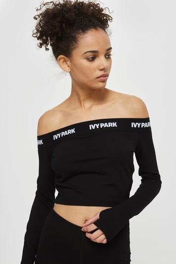 Topshop Bardot Top By Ivy Park