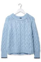 Topshop Chunky Cable Hand Knit Jumper By Boutique