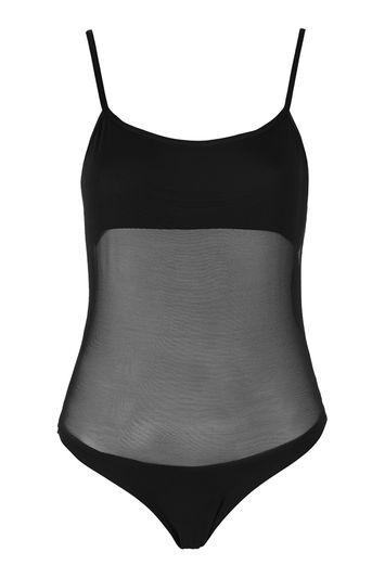 Topshop Ibiza Mesh Swimsuit