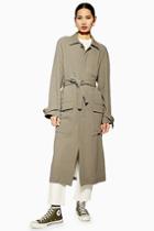Topshop *wool Blend Duster Coat By Boutique