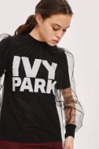 Topshop Festival Tulle T-shirt By Ivy Park