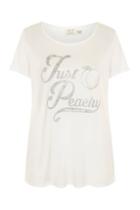 Topshop Just Peachy Tee By Project Social T