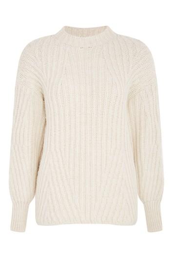 Topshop Deflected Rib Jumper