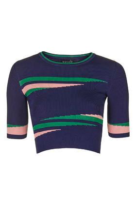 Topshop Eraser Stripe Top
