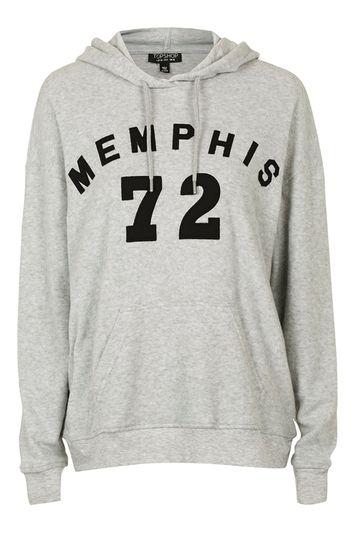 Topshop Memphis Brushed Hoodie