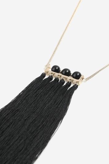 Topshop Tassel Bar Pendant Necklace
