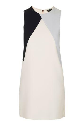 Topshop Colour Block Shift Dress