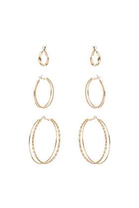 Topshop Textured Hoop Multi Pack